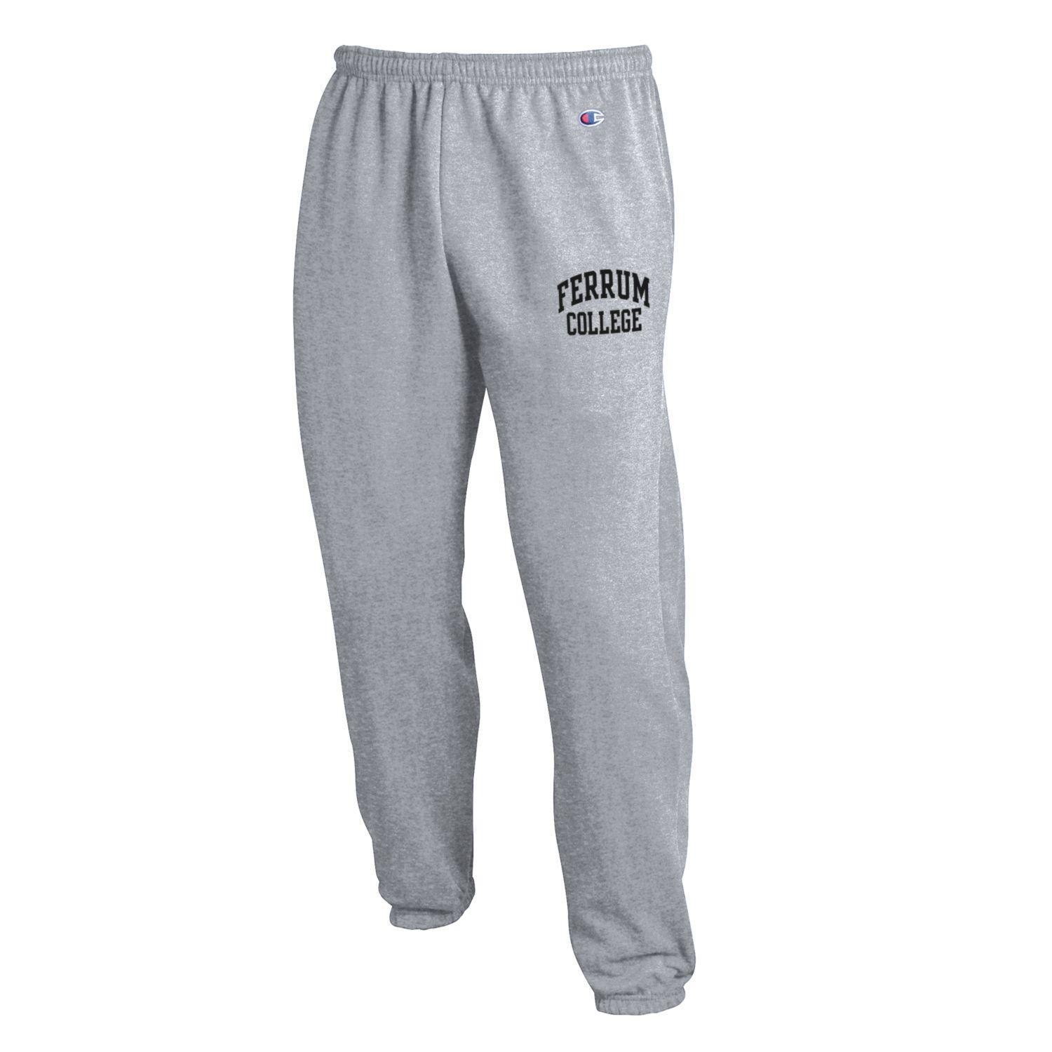 Champion Ohio State Buckeyes Mens Grey Banded Bottom Sweatpants